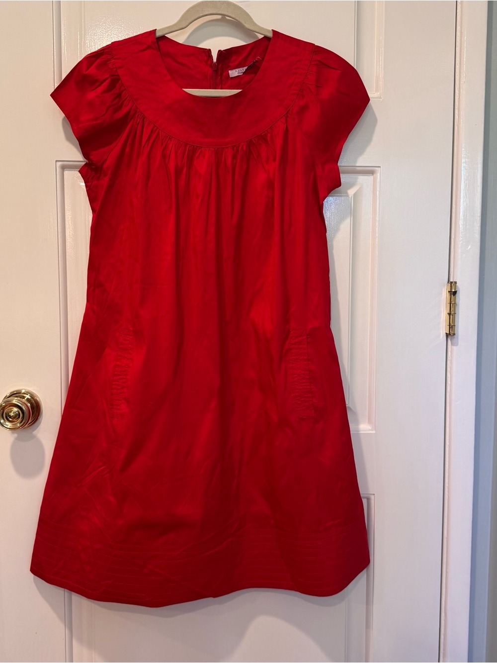 Calypso St. Barth Red Short-Sleeve A-Line Dress